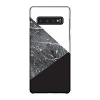 Combinatie marmer: Samsung Galaxy S10 4G Volledig Geprint Hoesje
