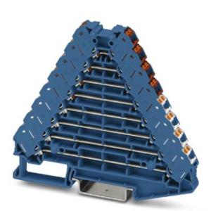 Phoenix Contact 3270135 Rangeerverdeler Push-In-klem Blauw 10 stuk(s)