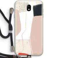 Lava: Samsung Galaxy J7 (2017) Transparant Hoesje met koord