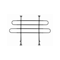 Veiligheidsbarrière Trixie Zwart 85-140 cm 75-110 cm