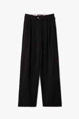 Rechte lange broek - BLACK - M