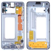 Middelste frame bezel plaat met kant toetsen voor Samsung Galaxy S10e SM-G970F/DS SM-G970U SM-G970W (blauw)