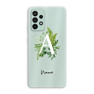 Green Brush: Samsung Galaxy A52s 5G Transparant Hoesje