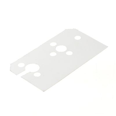 Brandwerend plaatje 165x90mm slot pc72 Brandwerend plaatje 165x90mm slot pc72