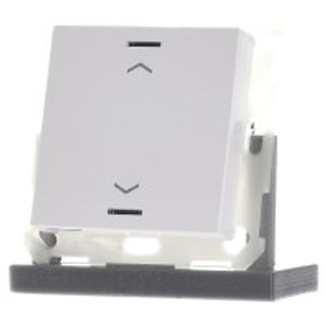 BE-TAL5501.A1  - EIB, KNX, Push Button Lite 55 1-fold, RGBW, blinds, White glossy finish - BE-TAL5501.A1