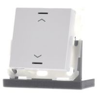 BE-TAL5501.A1  - EIB, KNX, Push Button Lite 55 1-fold, RGBW, blinds, White glossy finish - BE-TAL5501.A1