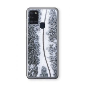 Snøfall: Samsung Galaxy A21s Transparant Hoesje