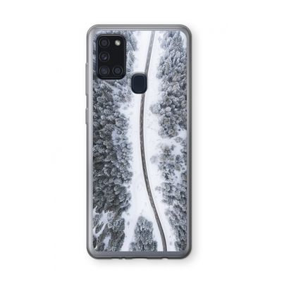 Snøfall: Samsung Galaxy A21s Transparant Hoesje