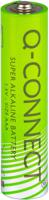 Q-CONNECT batterij, alkaline, AAA, blister van 4 stuks Q-CONNECT batterij, alkaline, AAA, blister van 4 stuks