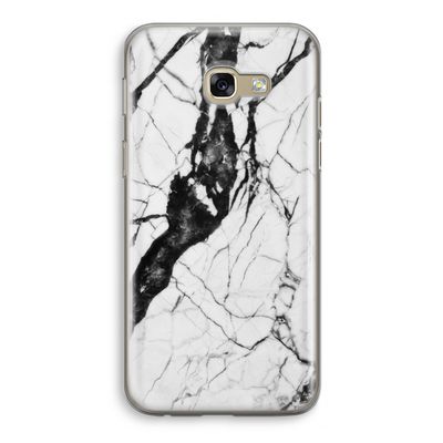 Witte marmer 2: Samsung Galaxy A5 (2017) Transparant Hoesje