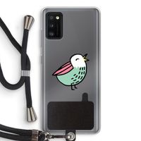 Birdy: Samsung Galaxy A41 Transparant Hoesje met koord