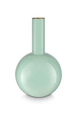 Pip Studio Metalen Vaas Medium Blauw 33cm