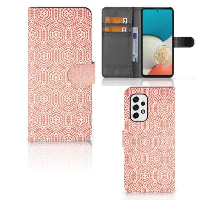 Samsung Galaxy A53 | Telefoon Hoesje | Pattern Orange