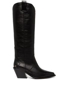 ANINE BING bottes Tania en cuir - Noir