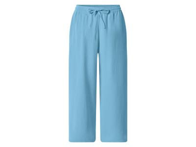 esmara Mousseline dames broek (Blauw, S (36-38))
