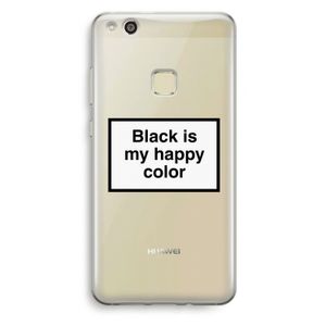 Black is my happy color: Huawei Ascend P10 Lite Transparant Hoesje