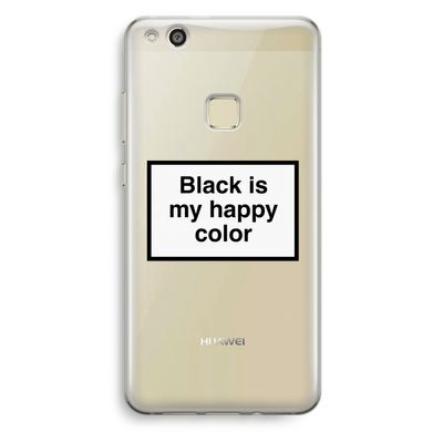 Black is my happy color: Huawei Ascend P10 Lite Transparant Hoesje