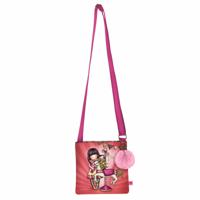 Schoudertas Gorjuss Carousel Zalm (21 x 20 x 1.5 cm)