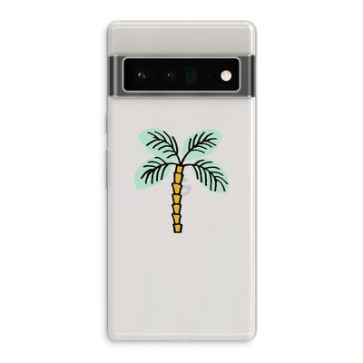 Palmboom: Google Pixel 6 Pro Transparant Hoesje
