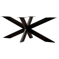 Stalen matrix zwart spinpoot 180 bij 80 cm en hoogte 72 cm (10 x 3 cm)