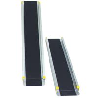 121,5-212,5cm Verstelbare Aluminium Rolstoel Oprijplaat voor Zwaar Gebruik Ondersteuning Tot 270kg In Hoogte Verstelbaar