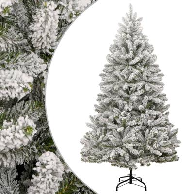 VidaXL Kunstkerstboom met scharnieren en sneeuw 300 cm