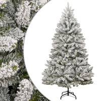 VidaXL Kunstkerstboom met scharnieren en sneeuw 300 cm