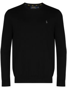 Polo Ralph Lauren pull à logo brodé - Noir