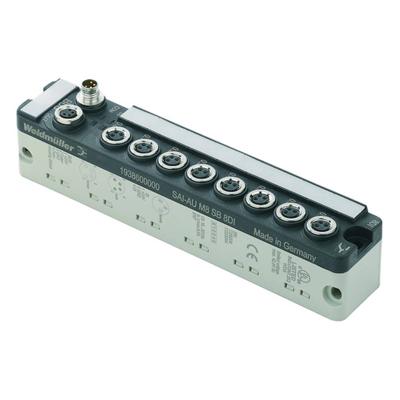 Weidmüller SAI-AU M8 SB 8DI 1938600000 Actieve sensor/actorbox M8-verdeler met metalen schroefdraad 1 stuk(s)