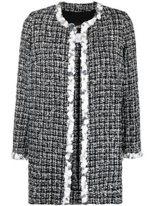 CHANEL Pre-Owned veste en tweed à design ouvert (2009) - Noir