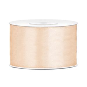 Hobby Sierlint satijn - Creme - 25 meter - cadeaulint - satijnlint/sierlinten