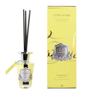 Geurstokjes Summer Pear 150ml zilver - Cote Noire