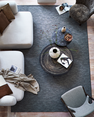 Vtwonen - vloerkleed Nature Cord - Antraciet Mele - -