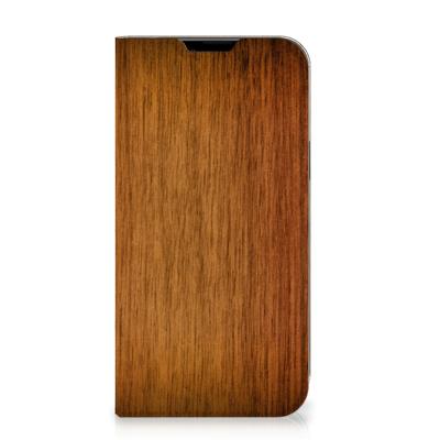Apple iPhone 14 Plus Book | Wallet Case | Donker Hout