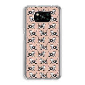 Zwarte poes: Xiaomi Poco X3 NFC Transparant Hoesje