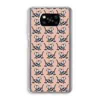 Zwarte poes: Xiaomi Poco X3 NFC Transparant Hoesje