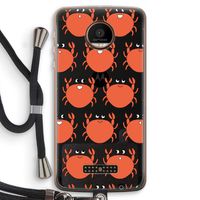 Krab: Motorola Moto Z Force Transparant Hoesje met koord