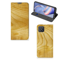 OPPO Reno4 Z 5G Book Wallet Case Licht Hout