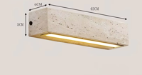 ZENLUME Wabi-Sabi Natuursteen Wandlamp