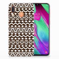 Samsung Galaxy A40 TPU bumper Aztec Brown