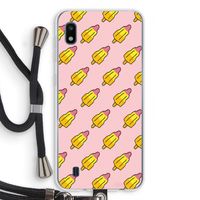 Waterijsjes: Samsung Galaxy A10 Transparant Hoesje met koord