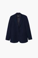 Geborduurde bloemenblazer - BLUE - L