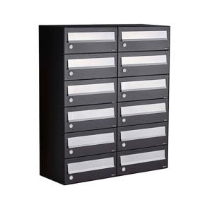 Allux Hive Set 2-Breed, 6-Hoog Zwart - 40030070_2x6