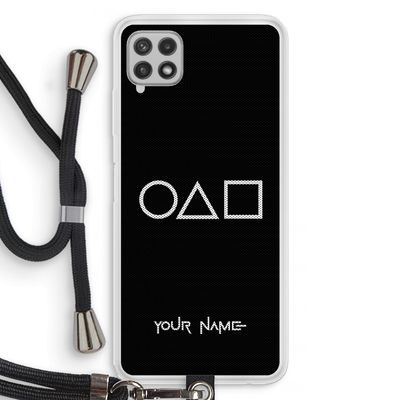 Squid Game: Samsung Galaxy A22 4G Transparant Hoesje met koord