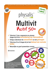 Physalis Multivit Actif 50+ Tabletten