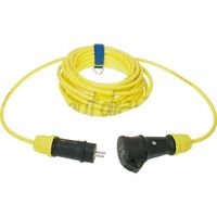 Verlengsnoer PUR kabel 3x2,5mm² 25m geel