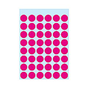 HERMA Multi-purpose labels ø 12mm pink 240 pcs. etiket Rood 240 stuk(s)
