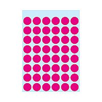 HERMA Multi-purpose labels ø 12mm pink 240 pcs. etiket Rood 240 stuk(s) - thumbnail