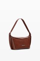 Tas met gevlochten details - BROWN - U