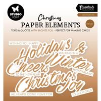 Studio Light • essentials paper elements bronze sentiments trendy